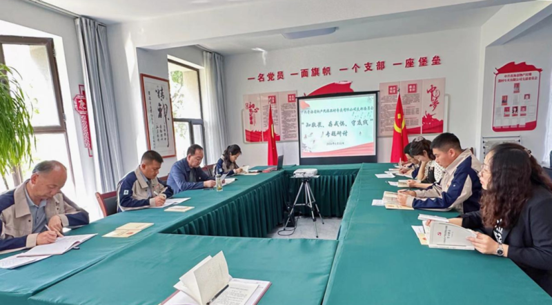 民爆公司黨支部開(kāi)展“知敬畏、存戒懼、守底線” 專(zhuān)題研討